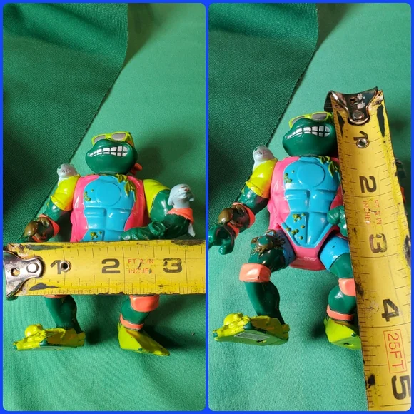 Vintage Teenage Mutant Ninja Turtles (TMNT) Action Figure & Merchandise Lot - Picture 16 of 17